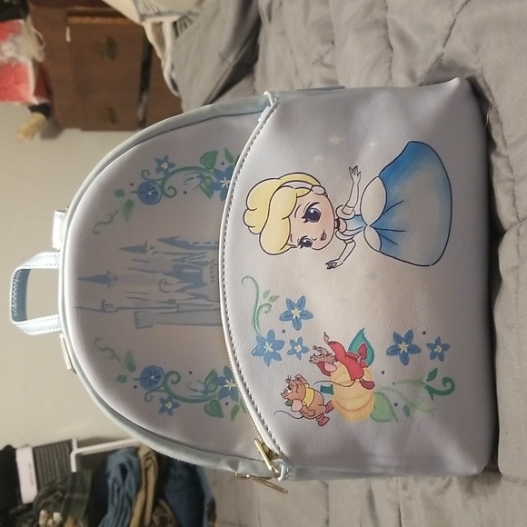 Loungefly Handbags - Disney Loungefly Cinderella Gus Gus Jaq  Mini Backpack